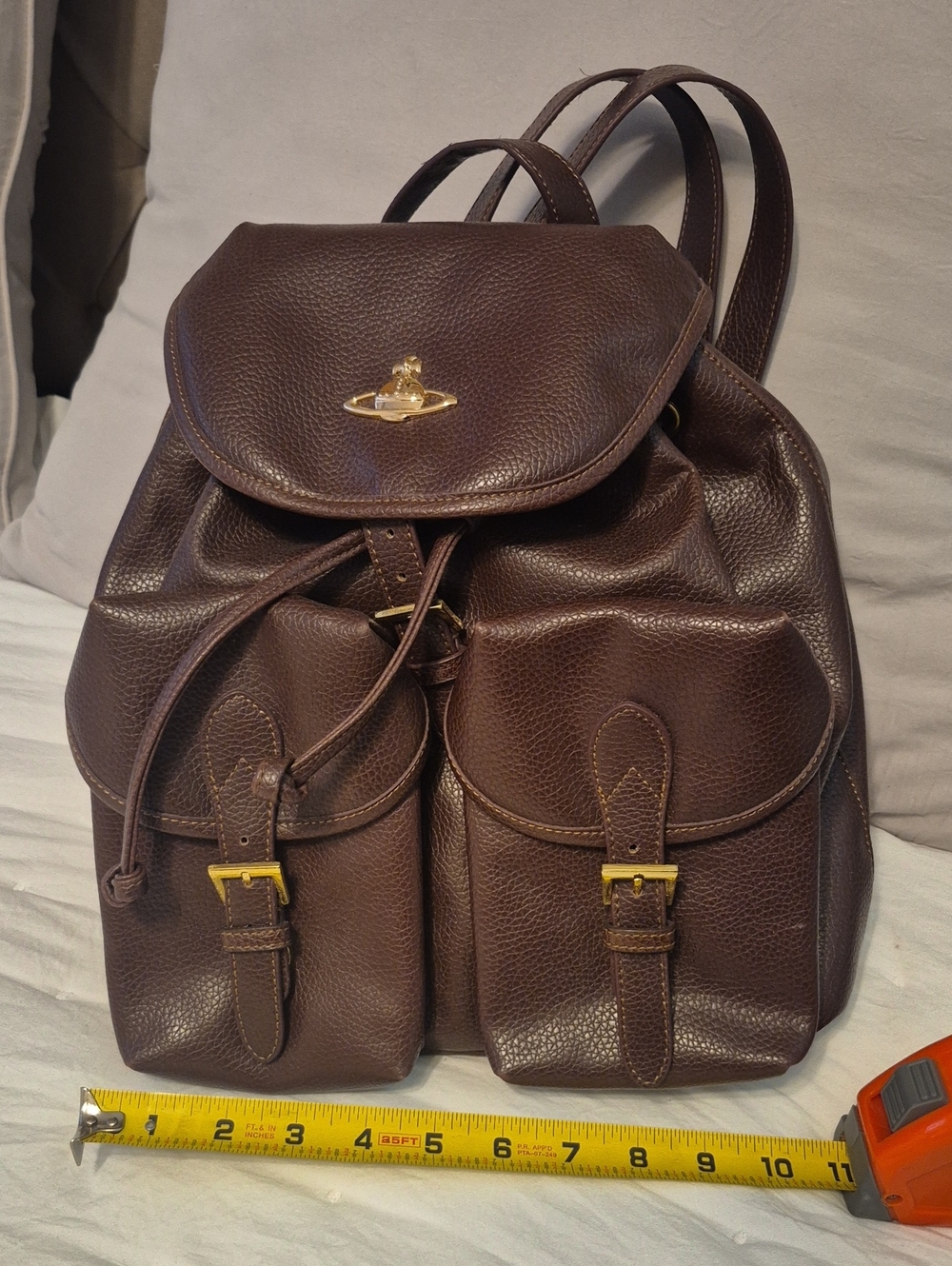 Vivienne Westwood Backpack with Gold Hardware